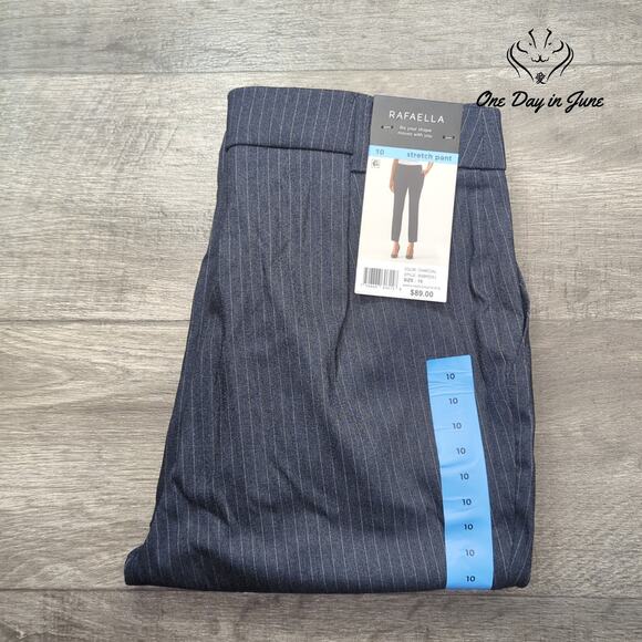 Rafaella Ankle Stretch Pants Size 10 - Picture 6 of 6